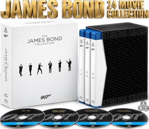 Amazon.com: The James Bond Collection (24 Film Box Set) : Daniel