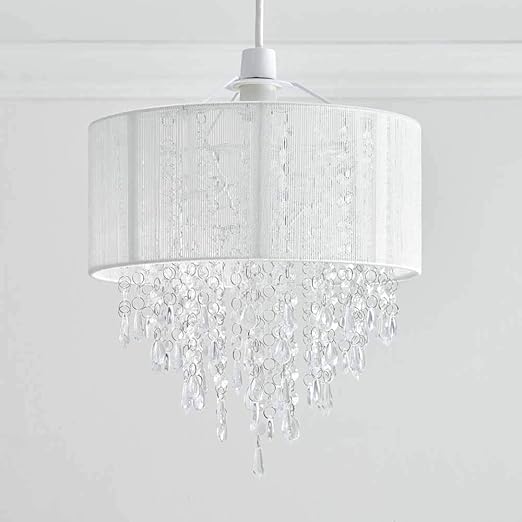 white lamp shade wilko