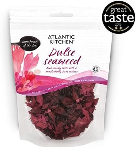 Atlantic Kitchen Organic Dulse Seaweed 40g (Pack of 3)