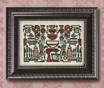 Arranging The Kitchen Aids Cross Stitch Chart