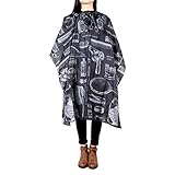 Anself Haircut Apron Hairdressing Gown Cape Hair Design Cut Salon Hairstylist Barber Nylon Cloth Wrap Protect
