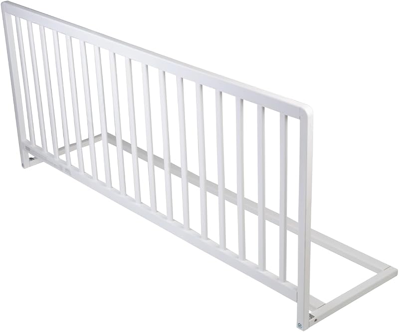 Safetots Extra Wide Extra Tall Wooden Bed Guard White 140cm x 60cm