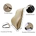 LoveHome Lumbar Support For Car And Headrest Neck Pillow Kit - Ergonomically Design Universal Fit Major Car Seat - Beige