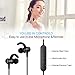 Sports Headphones GUSGU Wireless Earphone Stereo Sports Earbuds in Ear Bluetooth Headphones with Magnetic Design for Running(Noise Cancelling Mic,Snug Silicon Earbuds)