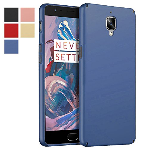 OnePlus 3 Case, OnePlus 3T Case, MicroP Ultra Thin Lightweight Hard Case Cover for OnePlus 3 / Oneplus 3T (Navy Blue Hard Case)