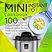 Mini Instant Pot Cookbook: Top 100 Superfast 3-Quart Models Electric Pressure Cooker Recipes Made Easy & Delicious Meals