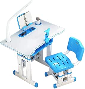 Sillas Escritorio para NiñOs, Mesa De Estudio De Altura Ajustable con