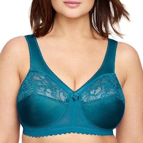 Full Figure Plus Size MagicLift Original Support Bra Wirefree #1000 Dark Teal
