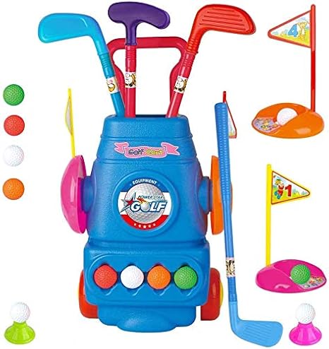 Amazon ゴルフ おもちゃ 19 セット ボール8個 屋内 屋外 運動玩具 練習 レジャー ファミリースポーツ ミニゴルフ 誕生日 多人数 子供用 親子 家族 男の子 女の子 ゲーム ゴルフ おもちゃ