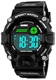Men Sport Watch Talking Music Alarm Snooze LED Digital Watches Outdoor Military Shockproof Luminous Watch