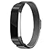 For Fitbit Alta HR and Alta Bands, bayite Replacement Milanese Loop Stainless Steel Metal Bands Pack of 2 Small 5.5