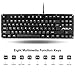AULA Anti-ghosting 87 Keys Mechanical Gaming Keyboard with Blue Switches,USB Plug By AFUNTA -Black