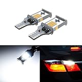 1000 Lumens Reverse LED Bulbs / T15 921 Canbus Error Free Backup Lights with SMD3020 Chipsets, Xenon White 6000K, 2 Pack by Limicar