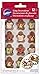 Wilton 12 Count Christmas Gingerbread Men with Sweaters Royal Icing Decorations