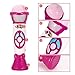 Lumiparty Kids Microphone Karaoke Microphone Machine, Music Microphone, Voice Changing and Recording Microphone with Colorful Lights, Best Toys for Kids .(Pink)