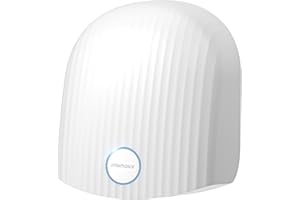 interhasa! Hand Dryer 110V Compact Commercial Hand Dryer for Bathroom Electric Air Dryer with Hot n Cold Air, 3-Pin Plug in,W