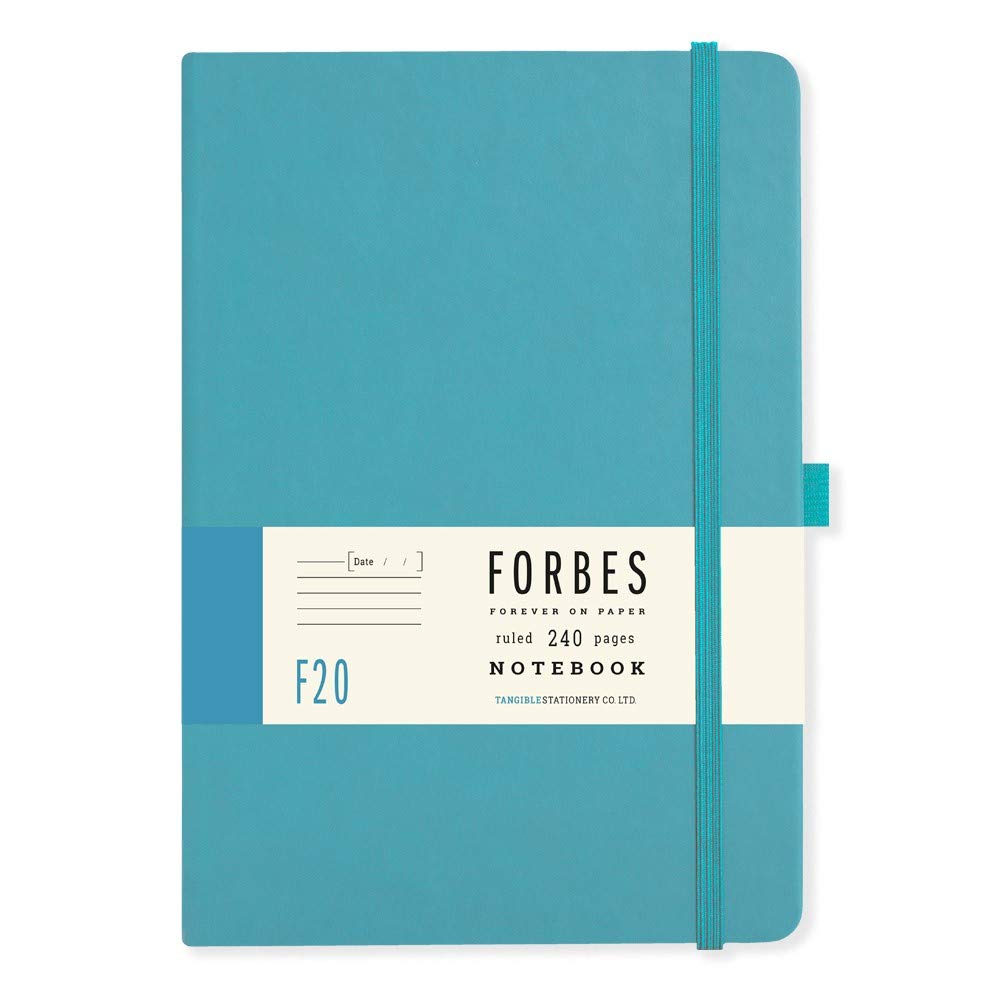 Forbes Classic Notebook - A5 - Lined - Teal