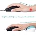 CamRom Mouse Wrist Rest with Ergonomic Ball Bearing Design CA1107L (Blue)
