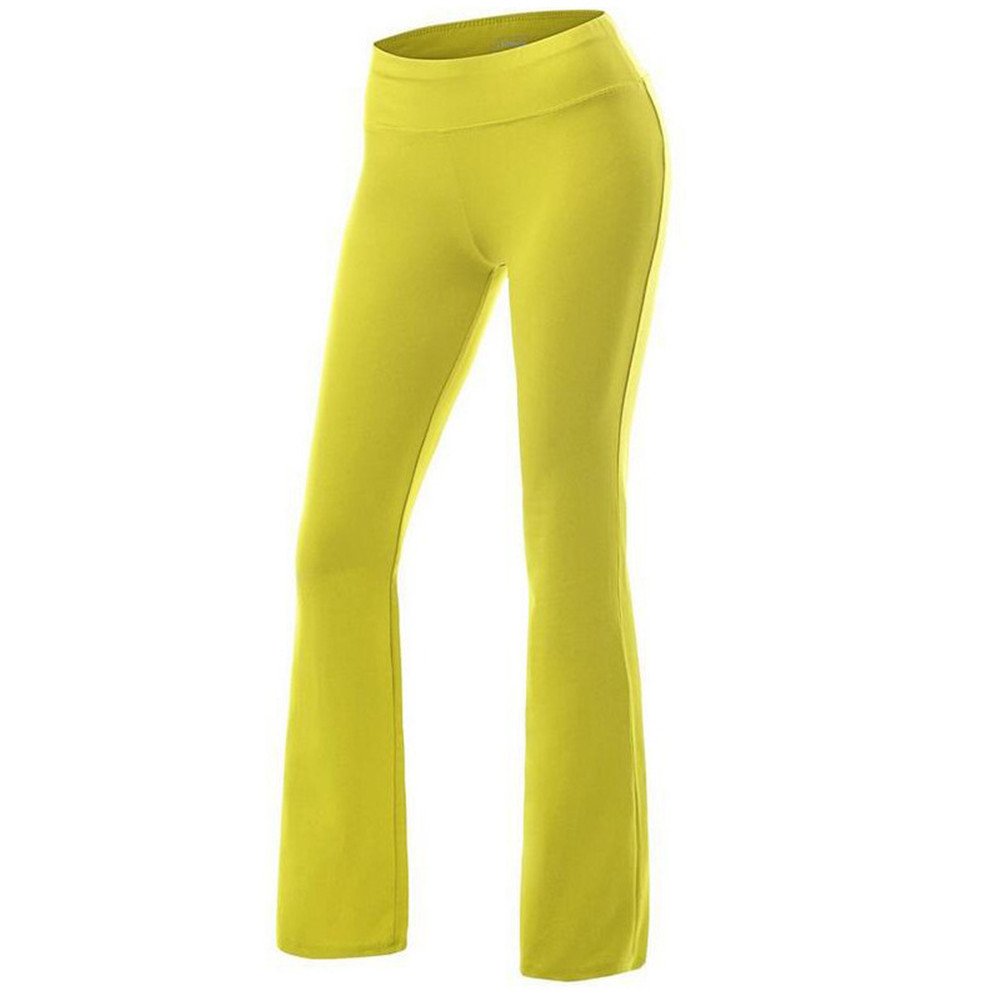 zenicham Womens Active Yoga Pants Yellow Active Leggings Active