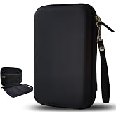 QFDSHOPCO GPS Case Hard GPS Carrying Bag Shockproof Protective Pouch Compatible with Garmin Drivesmart 55 61 65 66 76 71 EX Dezl OTR 620 610 700 710 Nuvi 66LM 67LM Magellan 7&rdquo; GPS Navigator (Black)