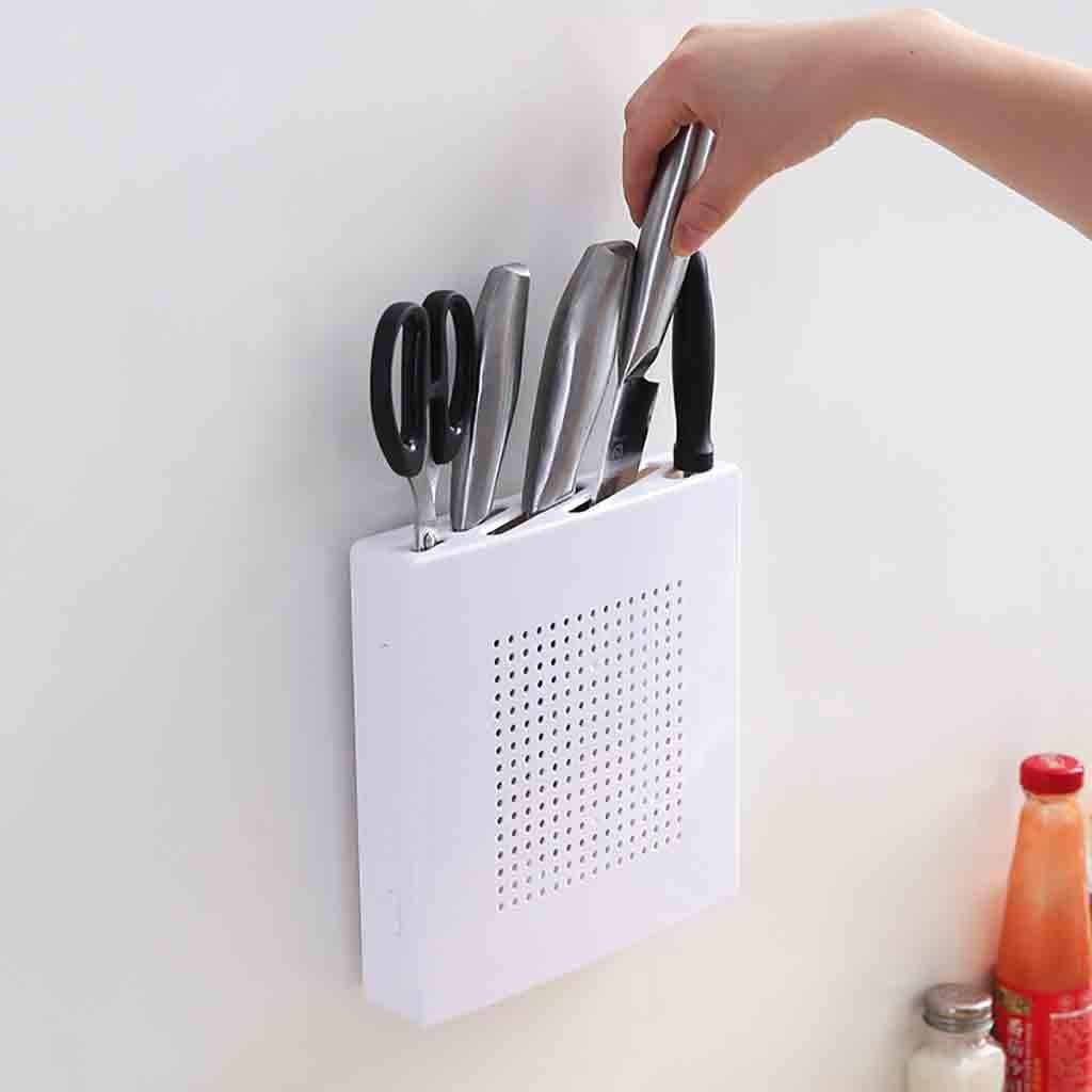 Wall Hanging Knife Bar with Multipurpose Use as Knife Holder, Knife Rack, Knife Strip, Kitchen Utensil Holder, Tool Holder, Scissors Organizer & Home Organizer