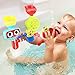 Playboom Baby Bath Toy - Waterfall Water Station with Two Stackable Cups by Enhance Your Baby’s Thinking Ability and Creativity Great Toy For Boys - Girls-Toddlers