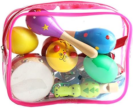 zochoose Kids Musical Instruments 9PCS Musical Instrument Toy Set for Toddler Child Baby
