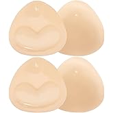 Meeshine Double Sided Sticky Bra Push Up Boost Inserts Lift Self Adhesive Triangle Pads for Bikini Swimsuit Strapless