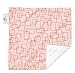 Baby Elephant Ears Ultra Soft Baby Blanket (Mini (12"x12"), Pink Mod Square)