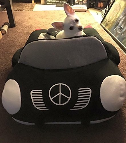 INCX Design-new Deluxe Cute Cozy Black Car Pet Beds Cover for Small-medium Dog 27.6"x19.7"x7.9" - Thumbnail 5