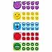 PATboard Scrum Board and Kanban Board Emotion Icon Set - Emotions - Set of 5 - nanocups for Glass Icons