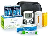 Care Touch Bayer Contour Next Diabetes Testing Kit - Bayer Contour Next EZ Meter, 100 Bayer Contour Next Test Strips, 100 Alcohol Wipes, Lancets and Lancing Device