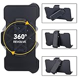 FOGEEK Holster Belt Clip & Kickstand for FOGEEK iPhone 6/6s Plus Defender Case - Black Rotating Swivel Replacement Holster Belt Clip Case with Kickstand - (Not Intended for Stand-Alone Use)