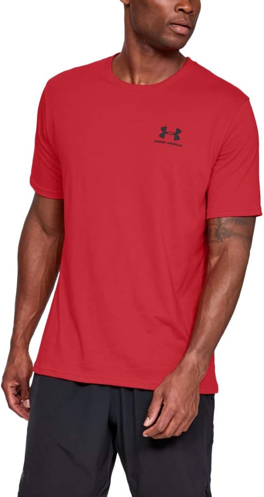 Under Armour Men Sportstyle Left Chest, Super Soft Men's T Shirt for Training and Fitness Fast-Drying Men's T Shirt with Graphic