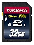 Transcend 32 GB Class 10 SDHC Flash Memory Card (TS32GSDHC10E)