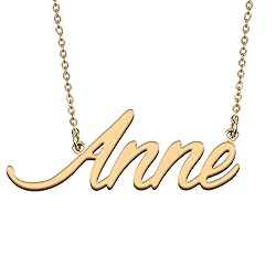 HUAN XUN Stainless Steel Initial Alphabet Custom