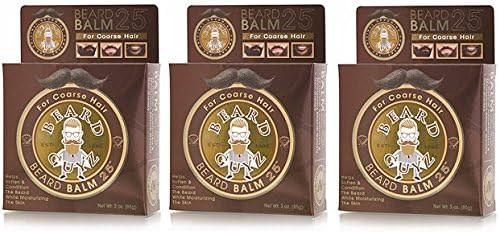 Beard Guyz Coarse Beard Balm, 3 Ounce (pack of 3)