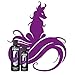 Arctic Fox Bundle with Tint Brush and Bowl, 100% Vegan Semi Permanent Hair Color Dye, 4 Oz or 8 Oz (8oz, Violet Dream)