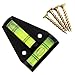 Cornucopia Brands RV T Levels (2-Pack) Plus 4 Free Screws; Use to Cross Check Level of RVs, Machines, Furniture, Trailers, Tripods, Camera Equipment, Etc.