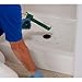 NuTub 22 in. W x 40 in. L Shower Floor Repair Inlay Kit, White