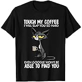 Fashion Men's Cartoon Round Neck Cat Pattern T-Shirt Sports Top