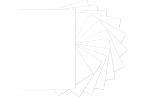 110 Sheets White Cardstock Paper 8.5" x 11", 65 lb/180 GSM White Card Stock Printer Paper for Cards Making, Office Printing, 