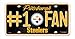 Pittsburgh Steelers Number One Fan License Plate