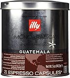 Illy iperEspresso MonoArabica Guatemala Capsules Medium-bodied Coffee, 21-Count Capsules