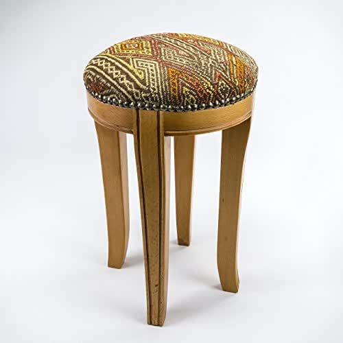 ottoman kilim pouf Handmade