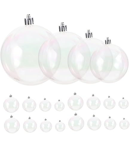 18 Boules Décoratives Irisées - Pour Décoration Intérieure, Vase, Mariage, événements Et Déco De Table