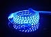 CBconcept UL Listed, 30 Feet, 3200 Lumen, Blue, Dimmable, 110-120V AC Flexible Flat LED Strip Rope Light, 540 Units 3528 SMD LEDs, Indoor Outdoor Use, Accessories Included, Ready to use