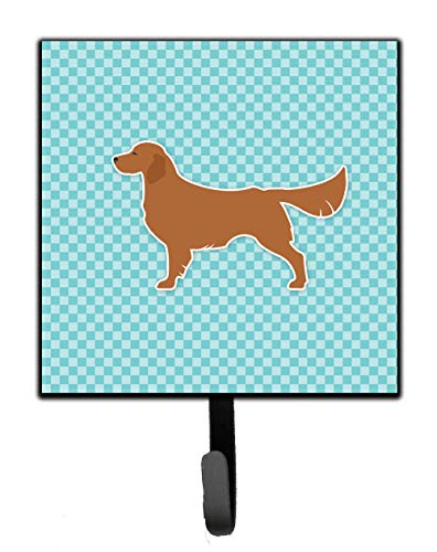 Caroline's Treasures BB3704SH4 Golden Retriever Checkerboard Blue Leash or Key…