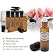 6, 10ml Amber Glass Roller Bottles With Stainless Steel Roller Ball for Essential Oil by Mavogel - Include 3 Extra Roller Ball, 12 Pieces Labels, Essential Oils Opener, Dropper