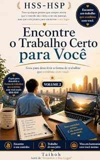 Livro Manual para Pessoas HSS-HSP: Encontre o Trabalho Certo para Você